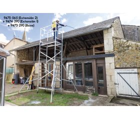 Andamio EN1004 de aluminio tubular Expert Pro